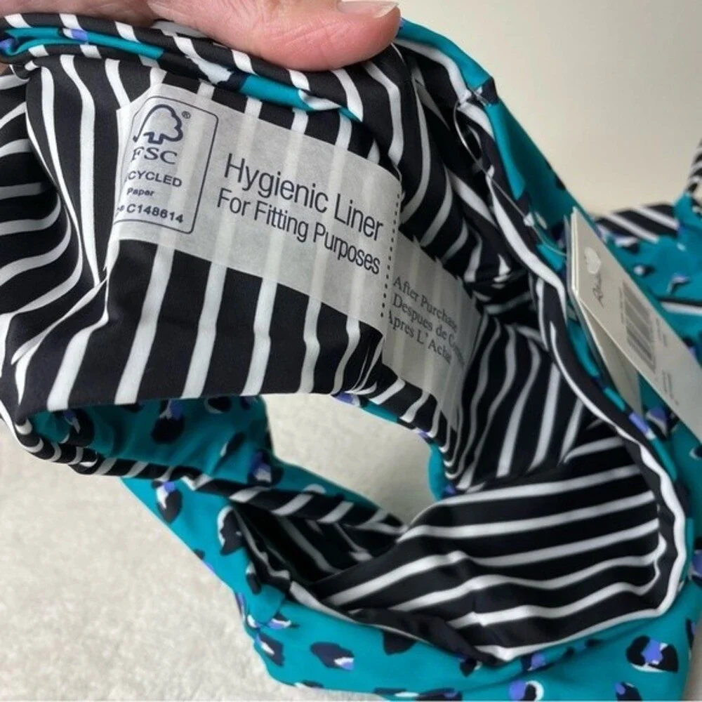 Raisins Reversible Bikini Two Piece Set Love Bra High Tide Bottom New Size Small